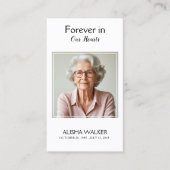 Gedenkkarte des Lavendels Visitenkarte (Vorderseite)