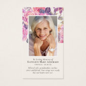 Gedenkkarte des Peony Floral (Vorderseite)