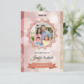 Gedenkkarte Einladung (Stehend Vorderseite)