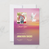 Gedenkkarte Einladung (Vorderseite)