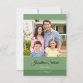 Gedenkkarte Einladung (Vorderseite)