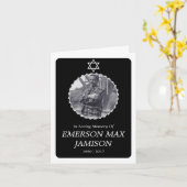 Gedenkkarte : eleganter Stern des Davids Karte (Gelbe Blume)