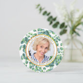 Gedenkkarte Eukalyptus Gold Foto Feiertagskarte (Stehend Vorderseite)