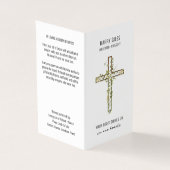 Gedenkkarte Foto zu bald Beerdigungskarte (Vorderseite)