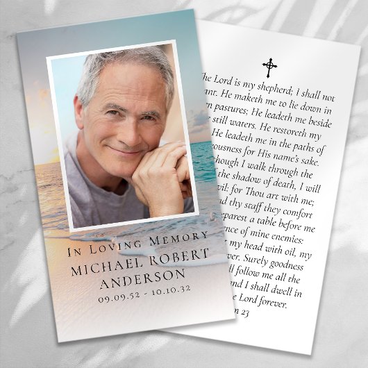 Gedenkkarte für das Beach Foto