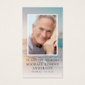 Gedenkkarte für das Beach Foto (Vorderseite)