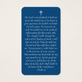 Gedenkkarte für das Blaue Foto (Rückseite)