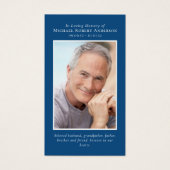 Gedenkkarte für das Blaue Foto (Vorderseite)