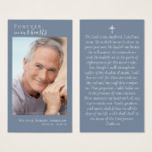 Gedenkkarte für das Blaue Foto (Vorne & Hinten)