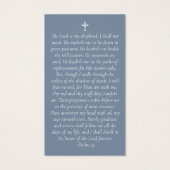 Gedenkkarte für das Blaue Foto (Rückseite)