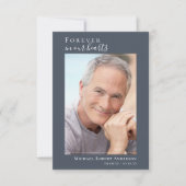 Gedenkkarte für das Blaue Foto Mitteilungskarte (Vorderseite)