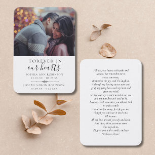 Gedenkkarte für das Doppelte Foto Visitenkarte