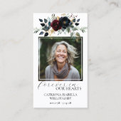 Gedenkkarte für das Foto der Burgunder Marine Visitenkarte (Vorderseite)