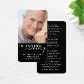 Gedenkkarte für das Foto "Schwarz in liebender Eri (Schreibtisch)