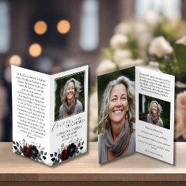 Gedenkkarte für das Gebet der Burgundy Navy Visitenkarten