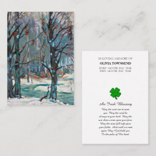 Gedenkkarte für das Gebet Visitenkarte