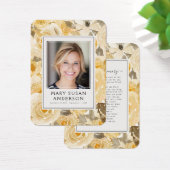 Gedenkkarte für das Gelbe Foto (Schreibtisch)