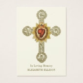 Gedenkkarte für das Heilige Herz Jesus Beerdigung (Vorderseite)