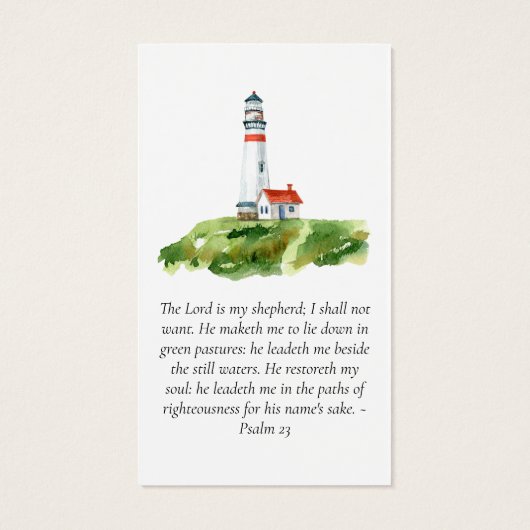 Gedenkkarte für das Leuchtturm-Foto (Rückseite)