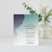 Gedenkkarte für das links Foto (Stehend Vorderseite)