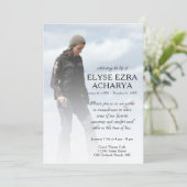 Gedenkkarte für das links Foto Programm (Stehend Vorderseite)