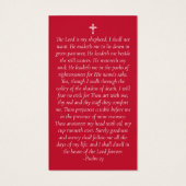 Gedenkkarte für das Rote Foto (Rückseite)