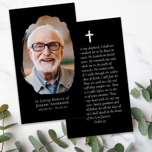 Gedenkkarte für das Schwarze Foto Telefonnummerkarte