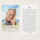 Gedenkkarte für das Strandgebet (Vorne & Hinten)