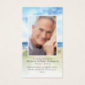 Gedenkkarte für das Strandgebet (Vorderseite)