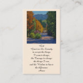 Gedenkkarte für den Eleganten Bestattungsdienst Visitenkarte (Vorderseite)