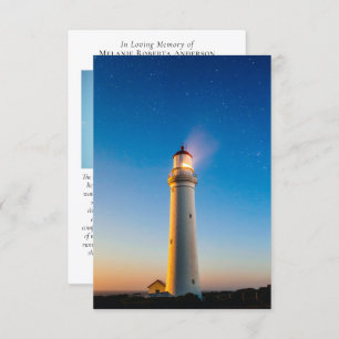 Gedenkkarte für den Leuchtturm Sunset