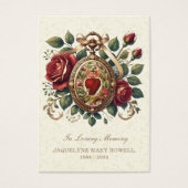 Gedenkkarte für die Beerdigung (Vorderseite)