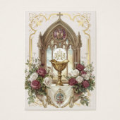 Gedenkkarte für die erste heilige Kommune (Vorderseite)