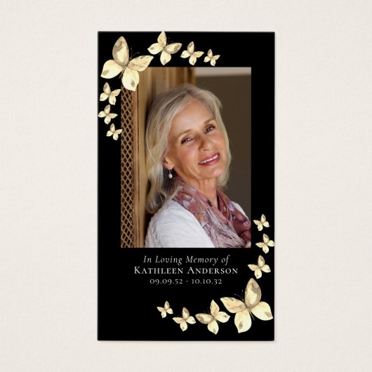 Gedenkkarte für Goldbarren-Foto (Vorderseite)