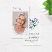 Gedenkkarte für Herzschmetterlingsstifter (Schreibtisch)