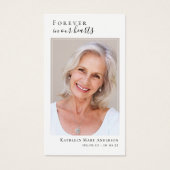 Gedenkkarte für Herzschmetterlingsstifter (Vorderseite)