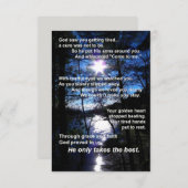 Gedenkkarte für Inspirationspunkte Einladung (Vorne/Hinten)