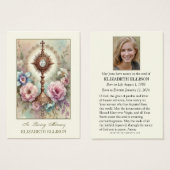 Gedenkkarte für katholische Beerdigung (Vorne & Hinten)