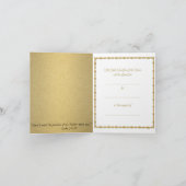 Gedenkkarte für katholische Massen Karte (Innenseite)