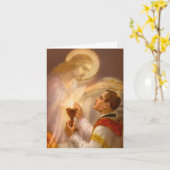 Gedenkkarte für katholische Massen Karte (Gelbe Blume)