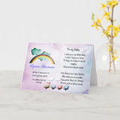 Gedenkkarte für Kinder und Jugendliche Karte (Gelbe Blume)