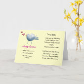 Gedenkkarte für Kinder und Jugendliche Karte (Gelbe Blume)