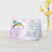 Gedenkkarte für Kinder und Jugendliche Karte (Gelbe Blume)