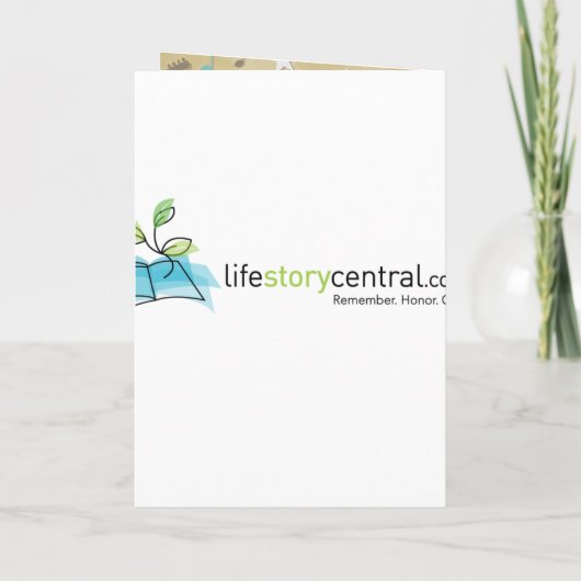 Gedenkkarte für Retro-Band | Beerdigung Programm (Rückseite)