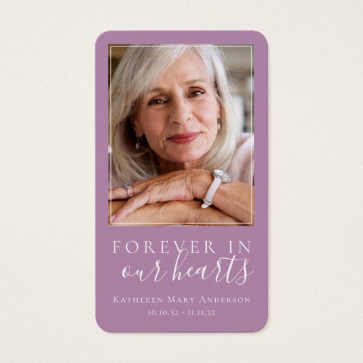 Gedenkkarte | Hydrangea Herz (Vorderseite)