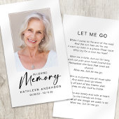 Gedenkkarte | In Love Memory Telefonnummerkarte