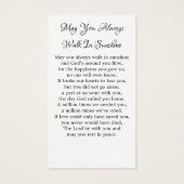 Gedenkkarte Kardinal Blumenkohl Rose Beerdigung Ge (Rückseite)