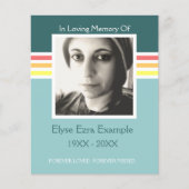 Gedenkkarte Mod (Vorderseite)