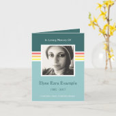 Gedenkkarte Mod Karte (Gelbe Blume)