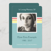 Gedenkkarte Mod Programm (Vorne/Hinten)